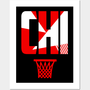Throwback Chicago Basketball Posters and Art